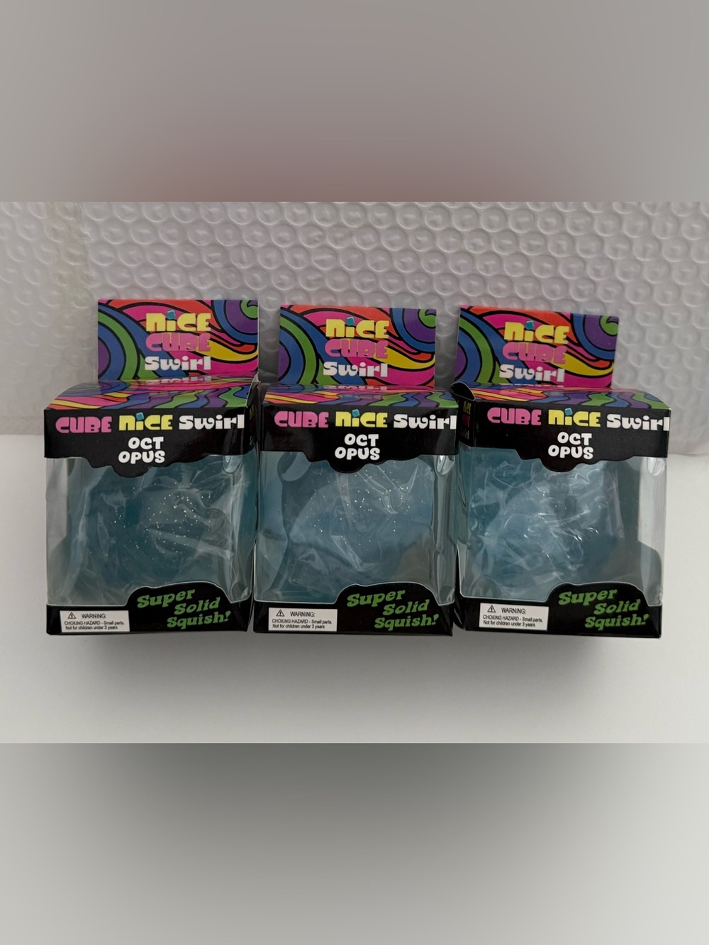 The Nice Cube Swirl Super Solid Squish OCT OPUS Set of 3